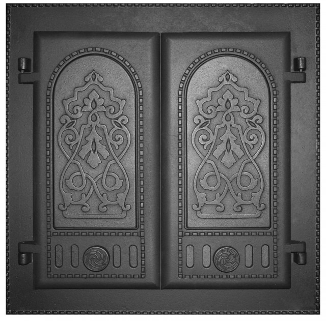 Дверка каминная ДК-6 "Горница" (410*410) 500*500 Рубцовск) фото в интернет магазине ТД "Печникъ"